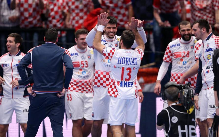 Hrvatska i Njemačka u utakmici 2. kola skupine I Europskog prvenstva u rukometu