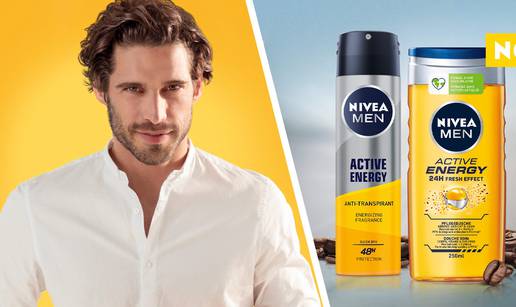 Aktivan početak dana uz NIVEA MEN Active Energy proizvode