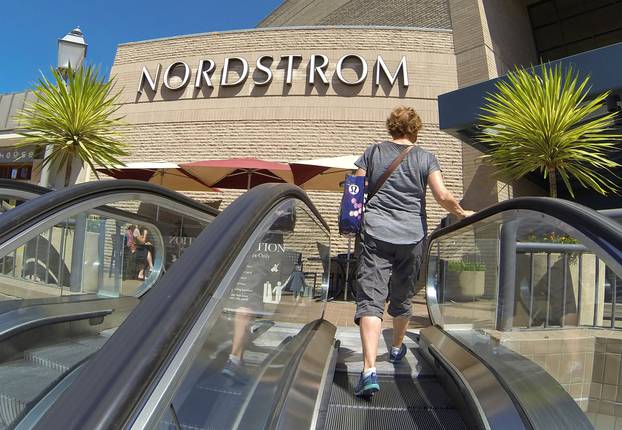 Nordstrom department store is shown at a shopping center in San Diego, California