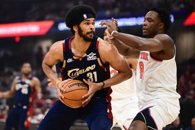 NBA: Playoffs-New York Knicks at Cleveland Cavaliers