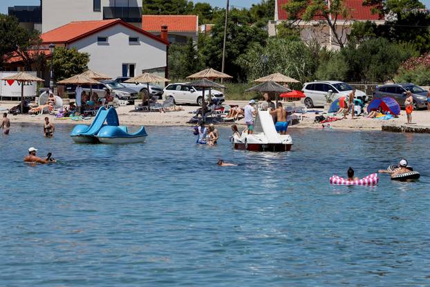Vir: Plaža Jadro puna je kupača