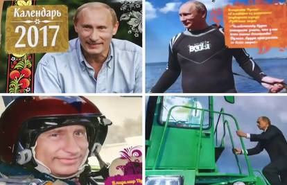 Putin ronilac, Putin pilot, Putin u žitu... vođa ima novi kalendar