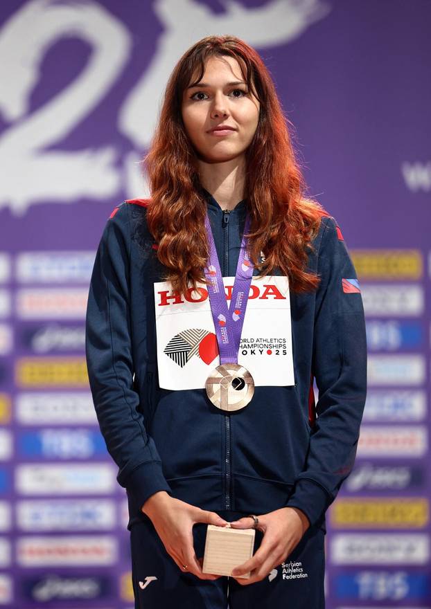 Women's High Jump Medal Ceremony