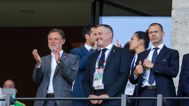 Berlin: Svečana loža Olimpijskog stadiona tijekom susreta između Španjolske i Hrvatske