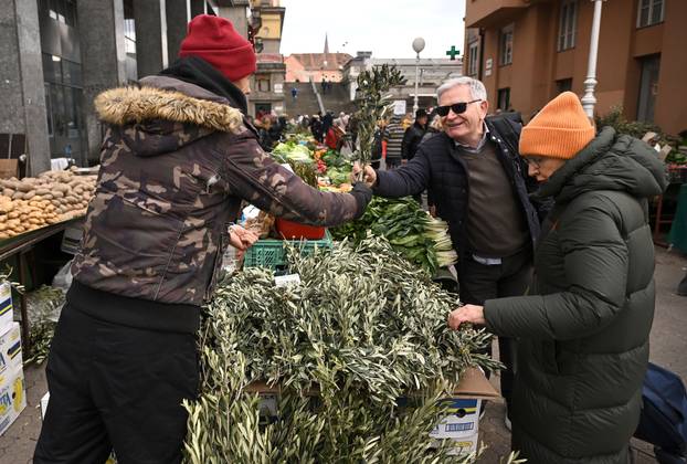 Zagreb: Prodaja maslinovih grančica uoči Cvjetnice