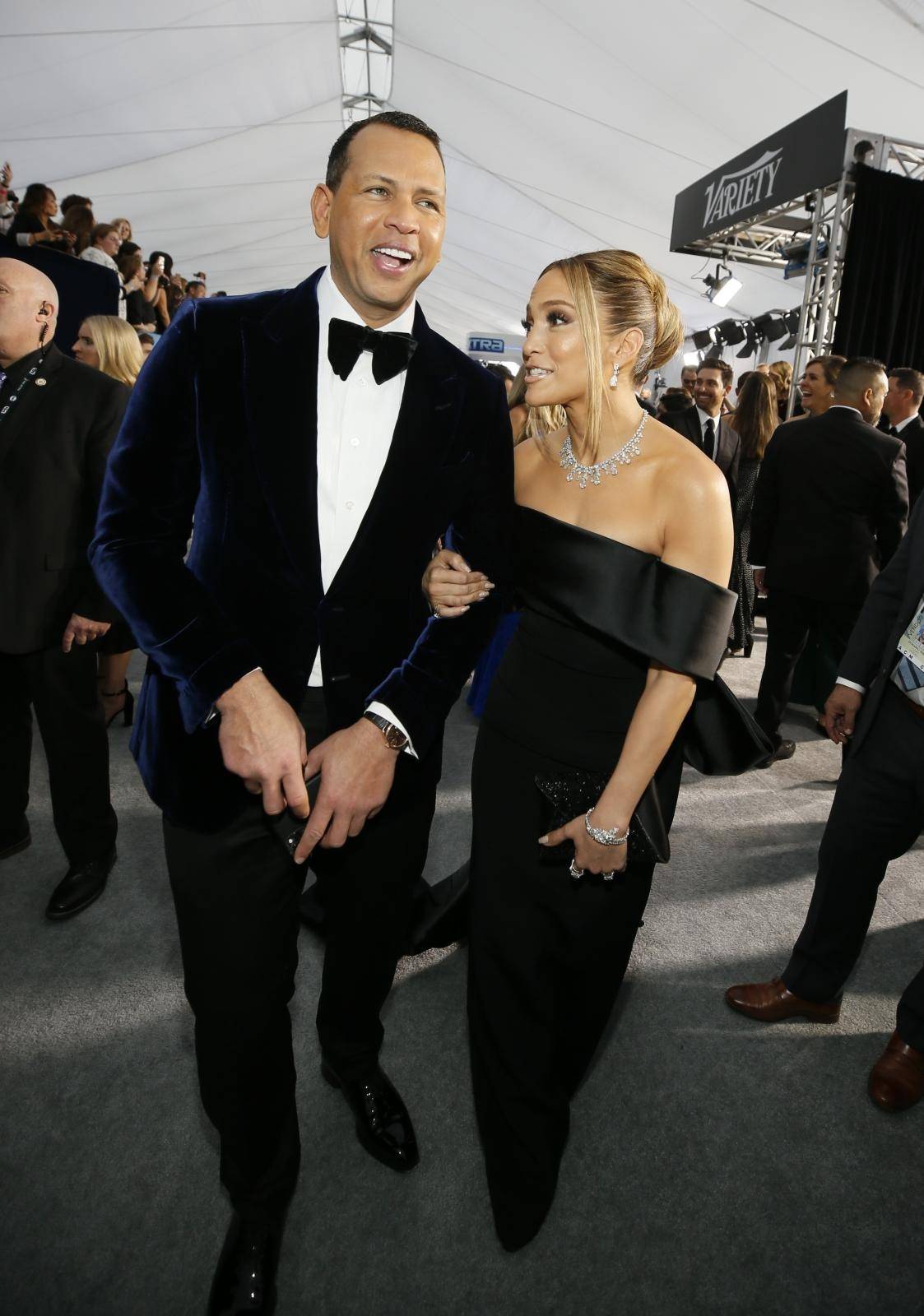 26th Screen Actors Guild Awards – Arrivals – Los Angeles, California, U.S., January 19, 2020 – Jennifer Lopez and Alex Rodriguez