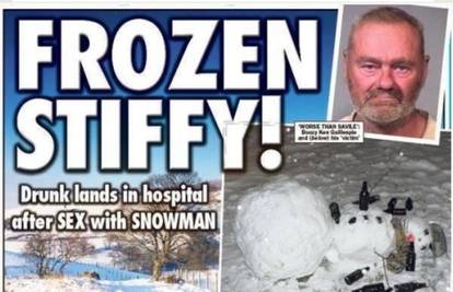 Smrznuo mu se penis: Mrtav pijan je 'silovao' - snjegovića! 