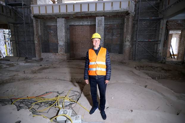 Zagreb: Gordan Jandroković obišao zgradu Hrvatskog sabora koja se obnavlja