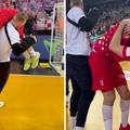 VIDEO Neviđene scene: Karačić i Duvnjak plaču zagrljeni, Mandić s rukom u gipsu nosi suigrača!