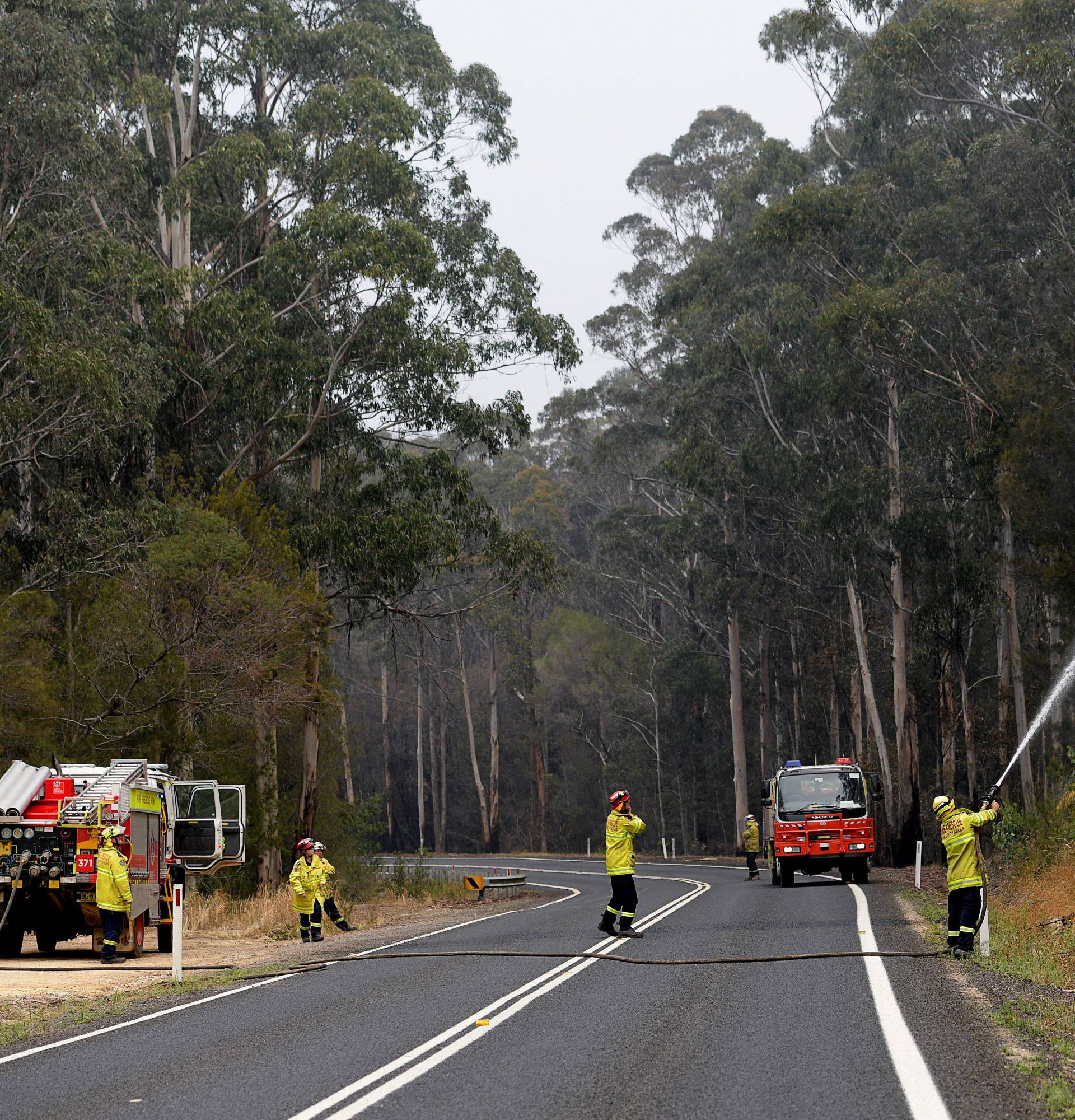 Bushfires in Kiah, Australia