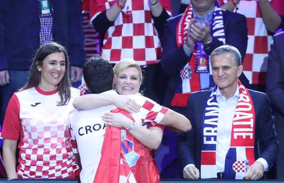 Kolinda slavi! Čilić je nakon pobjede zagrlio predsjednicu