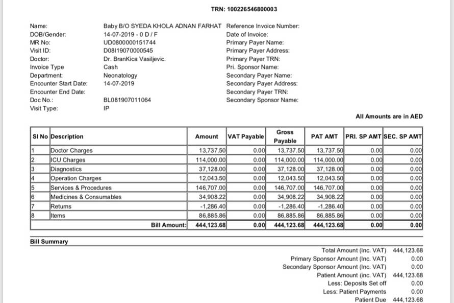 Ne daju im bebu iz bolnice dok ne plate račun od 836.000 kn!