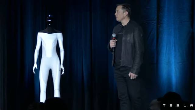 Musk najavio Teslinog robota: 'Preuzet će fizički rad koji će u budućnosti biti izbor'