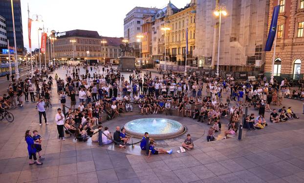 Zagreb: Praćenje utakmice između BiH i Švicarske