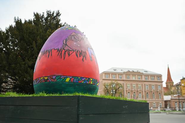 Zagreb: U centru grada postavljene velike pisanice