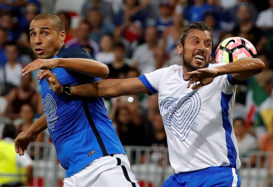 Football Soccer - France Legends vs Italy Legends