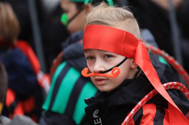 Samobor: Dječja povorka u sklopu 200. obljetnice Samoborskog fašnika