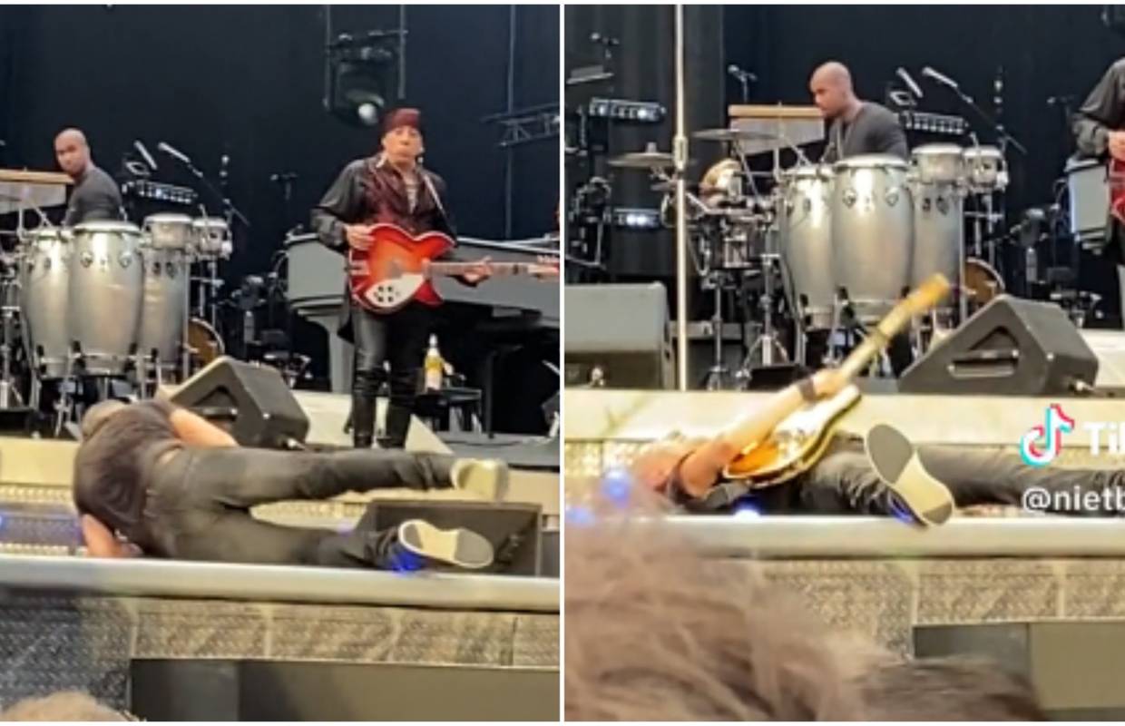 Bruce Springsteen se spotaknuo usred nastupa, maknuo gitaru sa sebe i ostao ležati na podu..