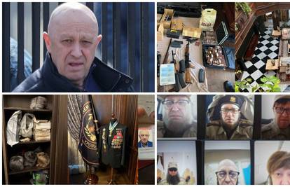 VIDEO Racija u vili Prigožina: Tu su perike, oružje, novac, fotke odrezanih glava i bizarni selfiji