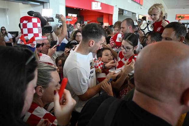 Velika Gorica: Doček hrvatske nogometne reprezentacije