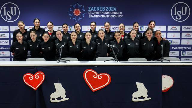 Zagreb: Konferencija za medije povodom Svjetskog prvenstva u sinkroniziranom klizanju