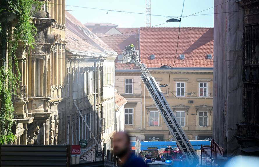Zagreb: Požar u Mesničkoj ulici