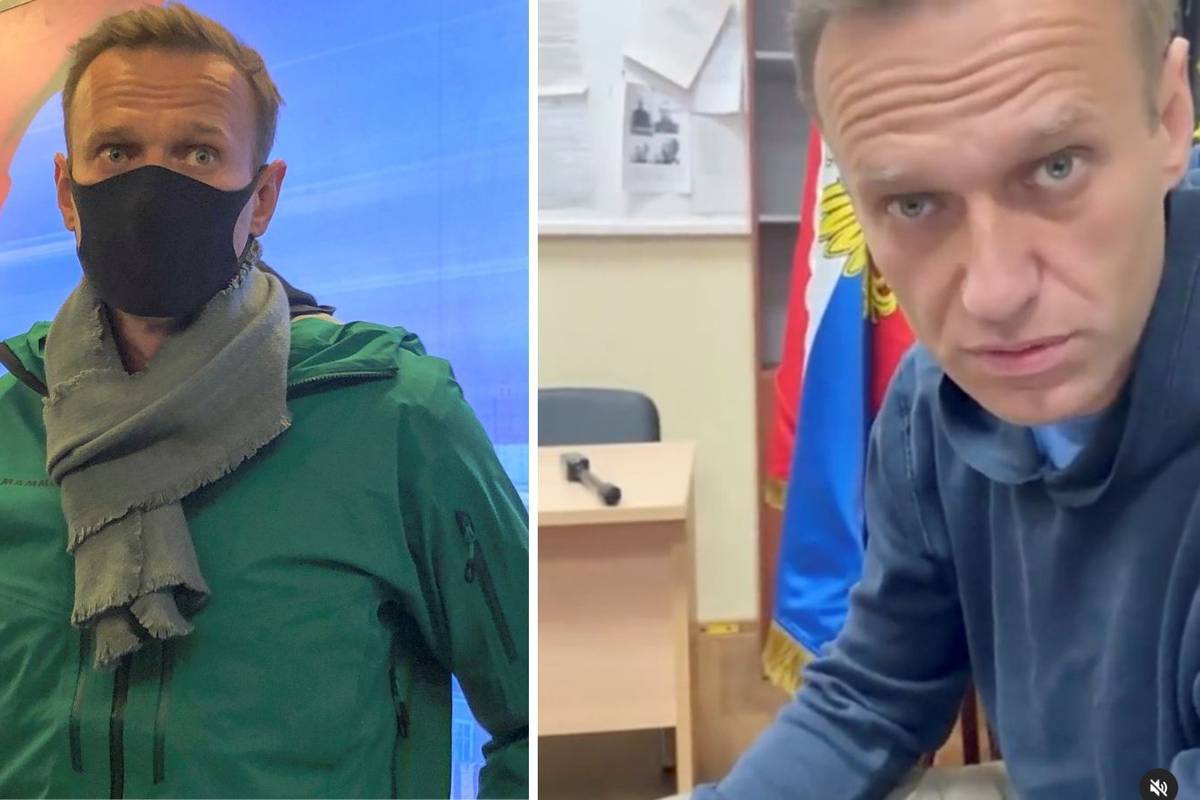 Tužitelji  traže 30 dana  pritvora za Navaljnog, on proziva Putina