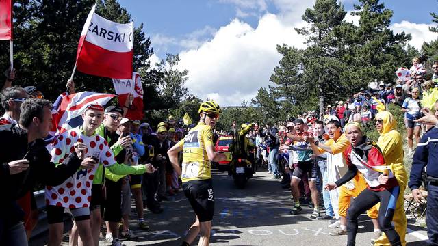 Cycling - Tour de France cycling race - Stage 12 from Montpellier to Chalet-Reynard