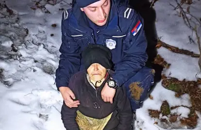 Policajci u Srbiji pronašli baku (93) u snijegu, na rukama je nosili 2 kilometra do njene kuće