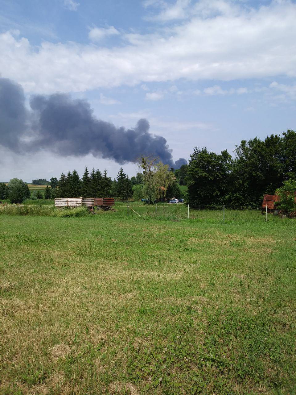 Drama u Grubišnom Polju: Vatrogasac se nagutao dima
