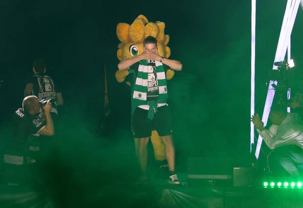 Primeira Liga - Sporting CP celebrate winning the Primeira Liga