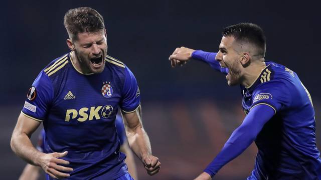 Zagreb: Utakmica UEFA Europske lige, GNK Dinamo - Rapid 