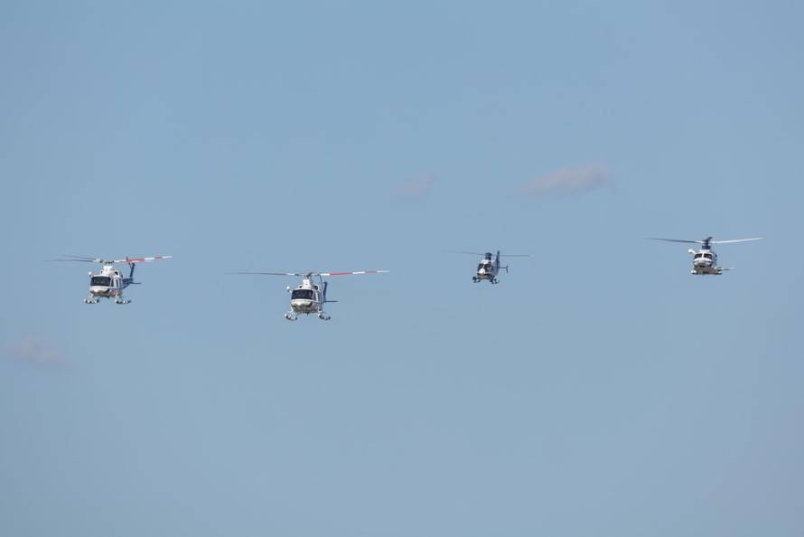 Zagreb: Generalna proba svečanog vojnog mimohoda - zračne snage 