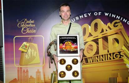 Hrvat u Dubaiju u nagradnoj igri osvojio pet kilograma zlata