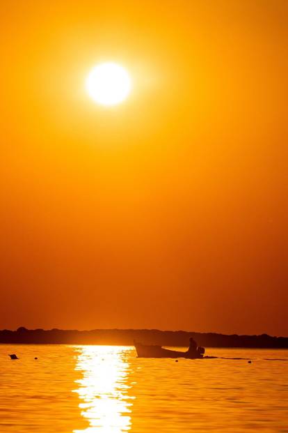 Zalazak sunca u Fažanskom kanalu