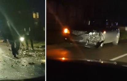 VIDEO Mazdom pretjecao kod Koprivnice i udario u traktor. Traktorist je teško ozlijeđen