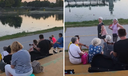 Zagrepčani na Jarunu pjevali za Gabi Novak: Tamo da putujem...