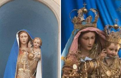 Ukrali pozlaćene krune s glava Gospe i Isusa u crkvi u Zadru