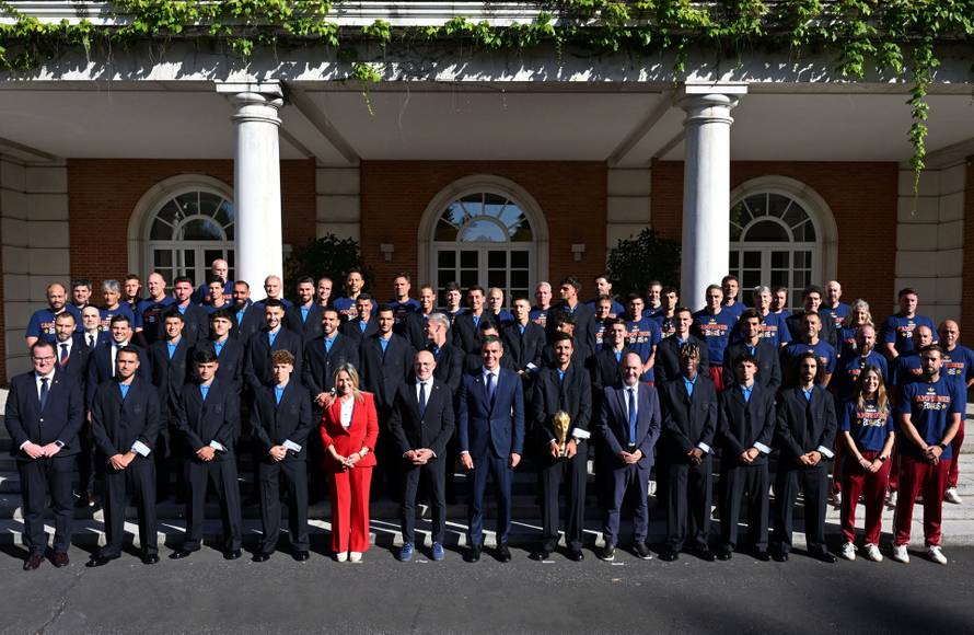 FIFA World Cup 2026 - Spanish Prime Minister, Pedro Sanchez welcomes players and coaching staff at Moncloa Palace