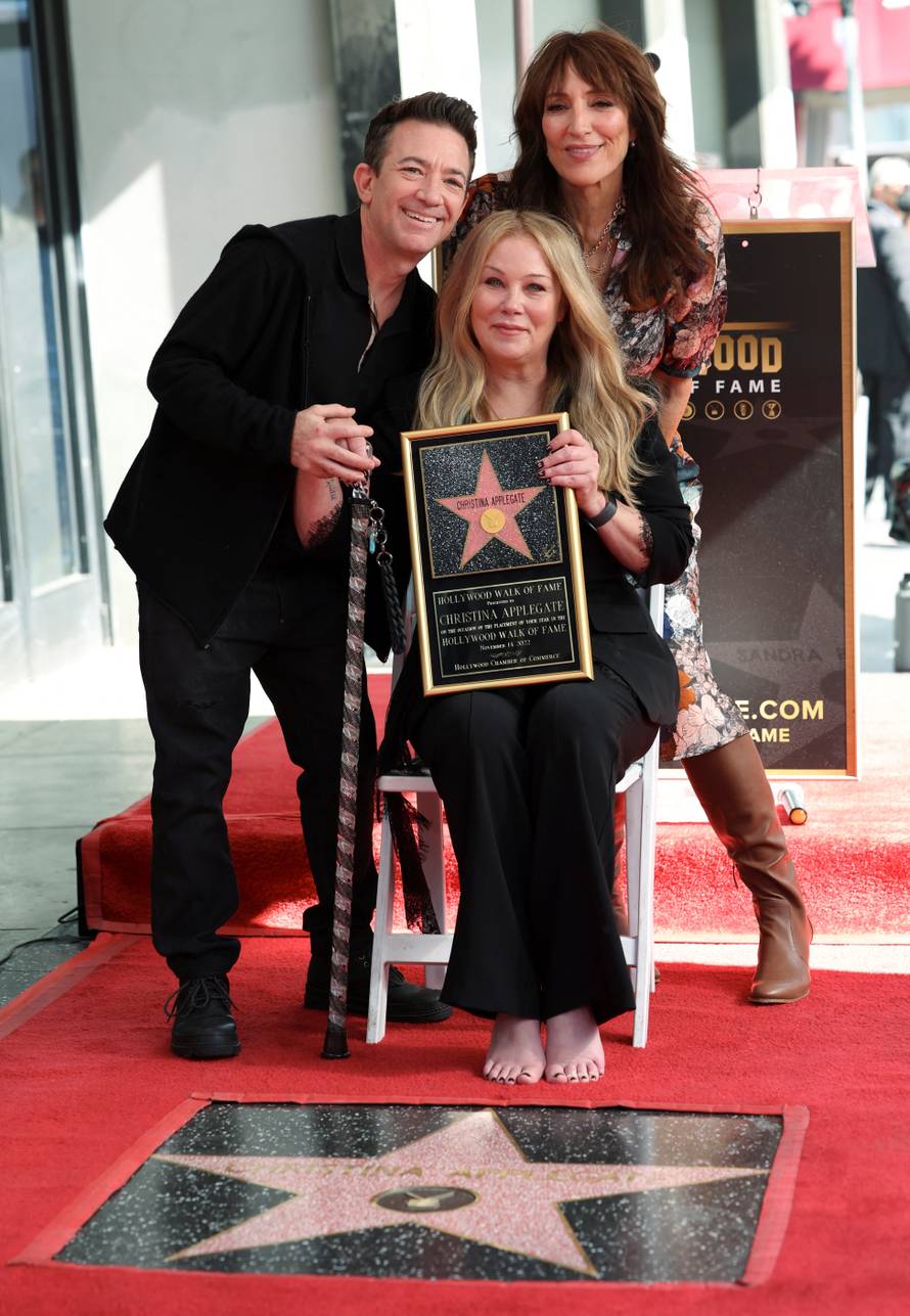 Christina Applegate receives a star on Hollywood's Walk of Fame