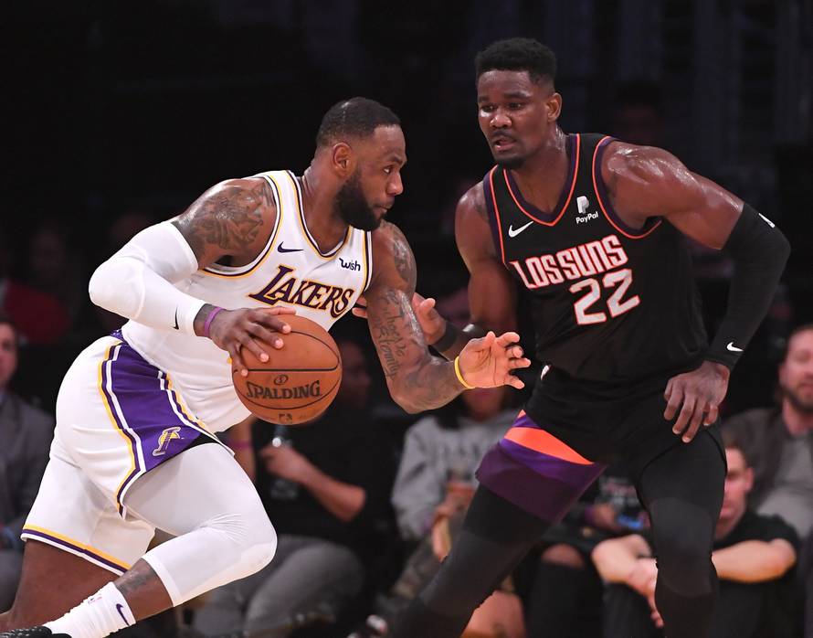 NBA: Phoenix Suns at Los Angeles Lakers