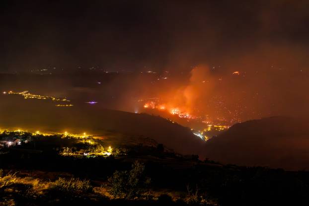 Sitno Gornje - Pogled iz Sitnog Gornjeg na Pozariste.