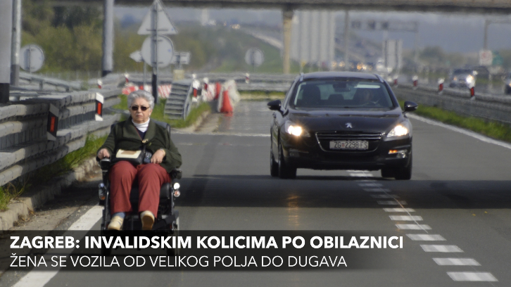 Baka se u električnim kolicima vozila obilaznicom u Zagrebu