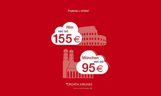 Letite u München i Rim povoljnije uz Croatia Airlines