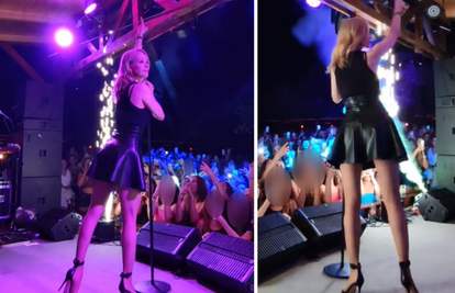 VIDEO Rozga imala nezgodu tijekom nastupa u Vodicama: 'Bar znamo da nije playback'