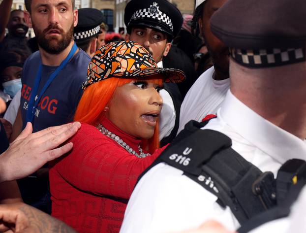 Nicki Minaj visit to UK