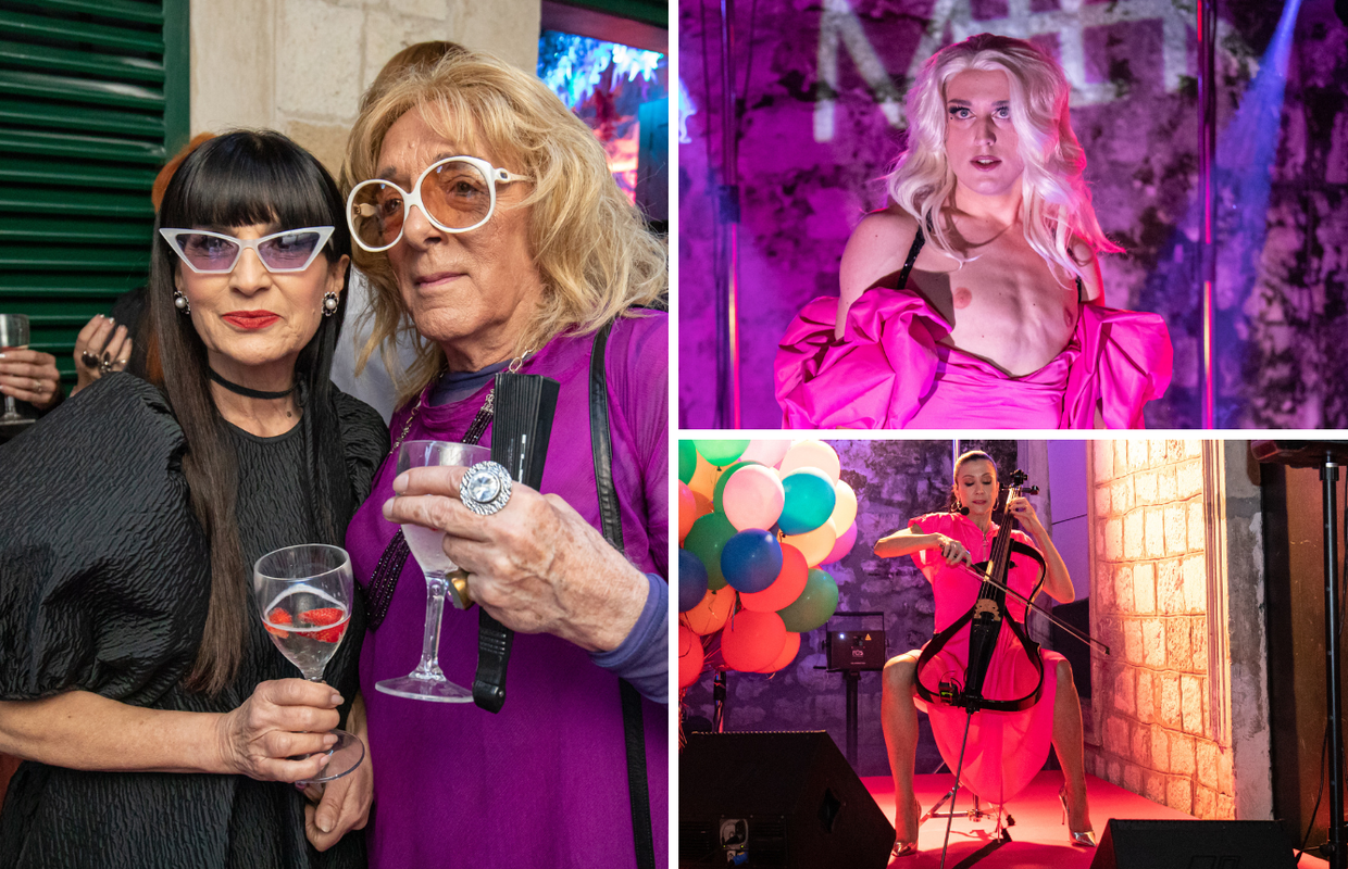 FOTO Seifried kao Mani Gotovac i poznata lica s estrade otvorili su prvi gay bar u Dubrovniku...