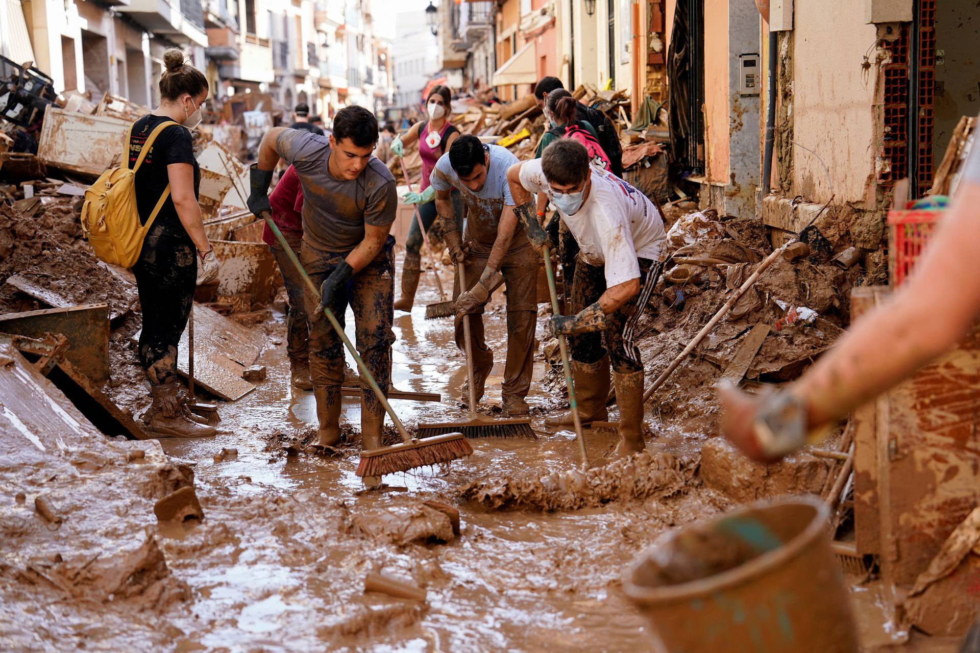 Aftermath of floods in Spain