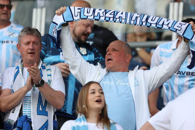 Rijeka: Navijači na utakmici finala SuperSport Hrvatskog nogometnog kupa, HNK Rijeka - NK Slaven Belupo