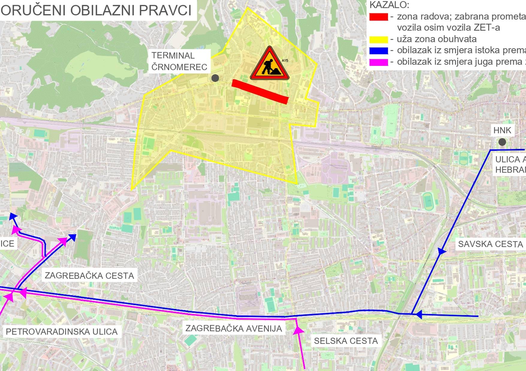 Dio Ilice zatvoren zbog radova, evo kuda idu obilazni pravci